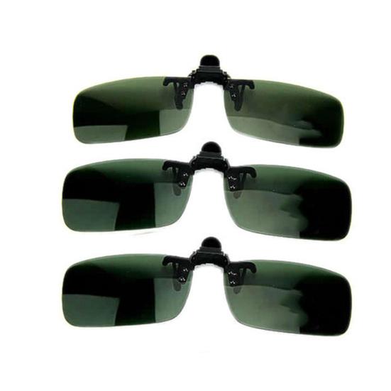 Polarisierte Gläser Blendschutz UV-Schutz Aufsteckbare Klapp-Sonnenbrille Fahrbrille