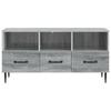 TV Stand in Grey Sonoma 102 x 34.5 x 50 cm Particleboard
