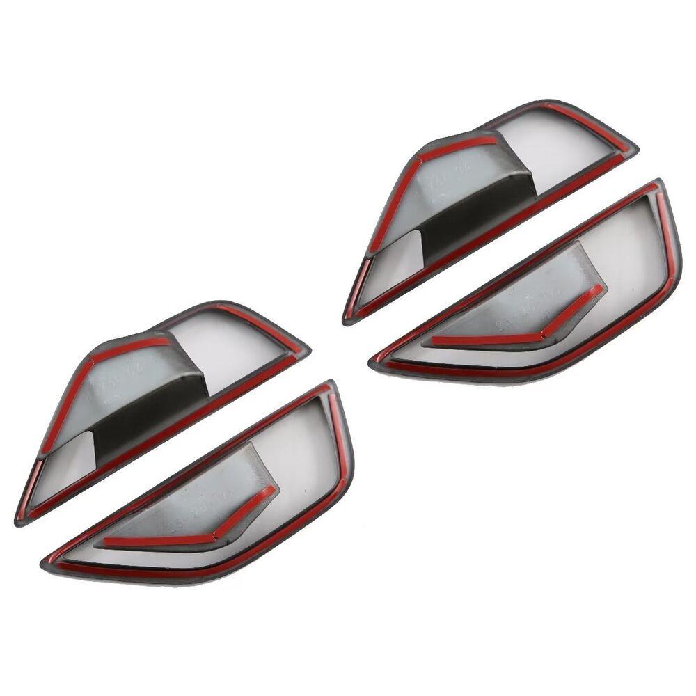 Carbon Fiber 4X Inner Door Handle Bowl Cover Trim For Subaru Crosstrek 2023 2024