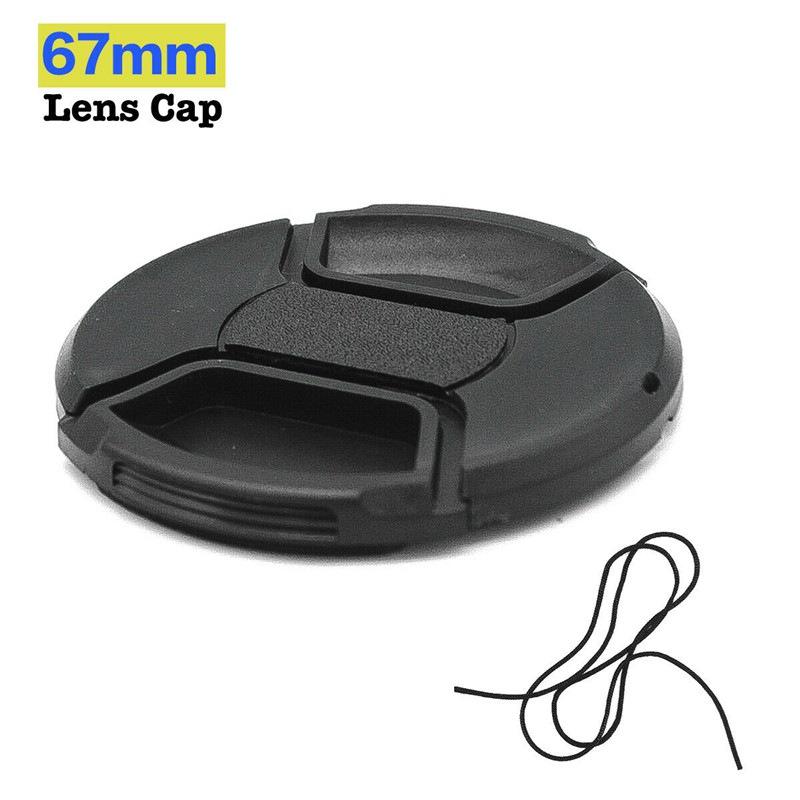 Cover Nikon Sony Front Lens Cap Center Pinch Snap On Practical