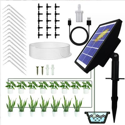 Solar DIY Irrigation Gardening System with Timer Intelligent Automatic Watering Device for Indoor Outdoor Garden