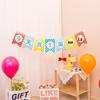 Happy Birthday Banner für die erste Party eines Babys Dekoration