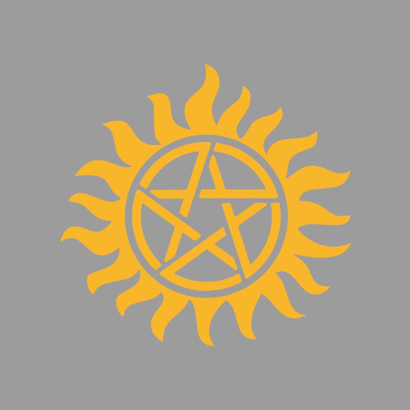 Five-pointed star in flames creative&funny stickers for cartoon fans&lover,high quality for car trucks motorcycles & laptops