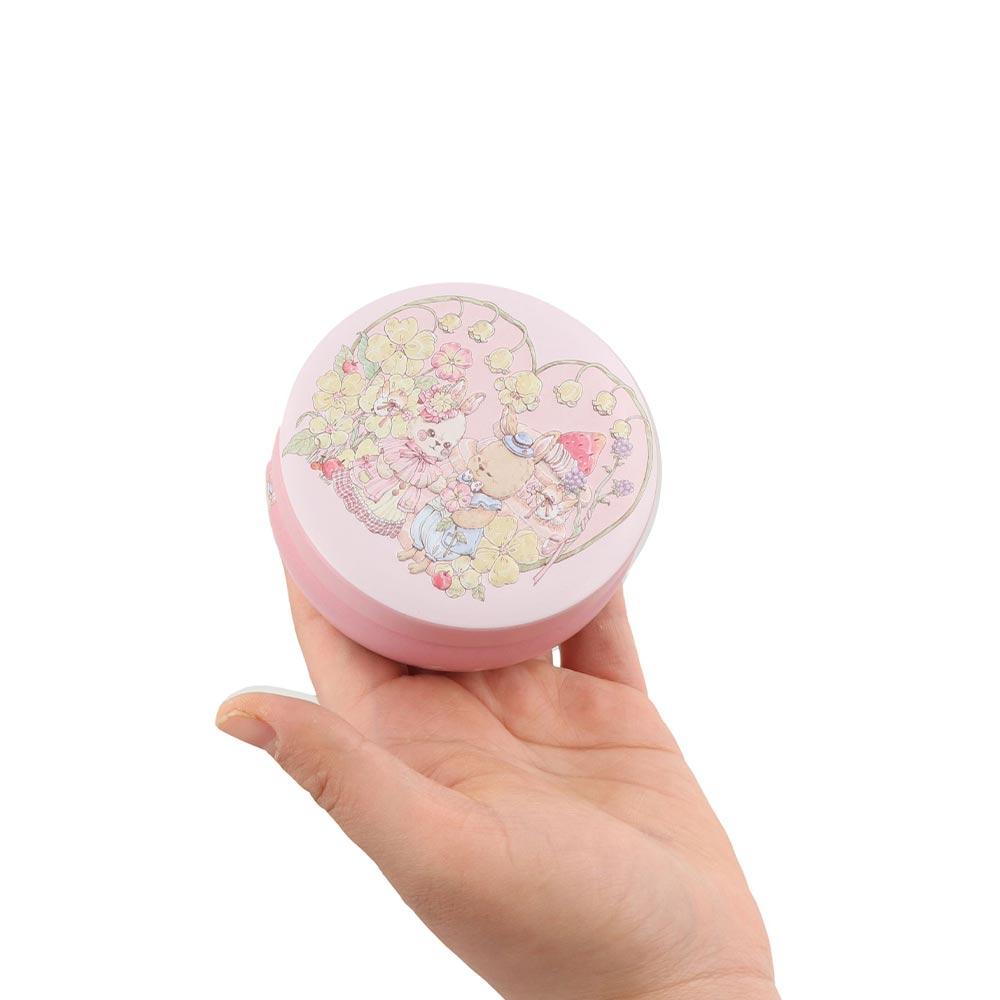 Round Candy Box Three-dimensional Pattern Biscuit Storage Box Earphone Container Tin Box  Wedding