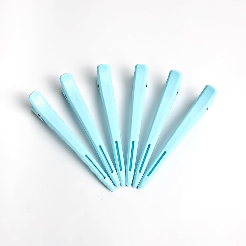 Green-6 Pack Hair Sectioning Clips for Women, Alligator Hair Clips for Styling & Salon Use, Durable Tools with Strong Grip for Salon & Home