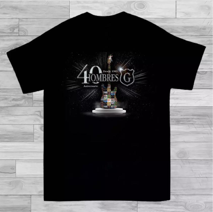 NEW Hot Trend Hombres G 40th Anniversary Black Full Size S5XL Shirt Unisex Unisex T-Shirt S