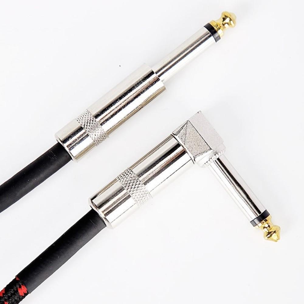Metal Head 6.35mm Audio Cable Mono Cable Noise Reduction Cable Electric Guitar Cable Studio Use