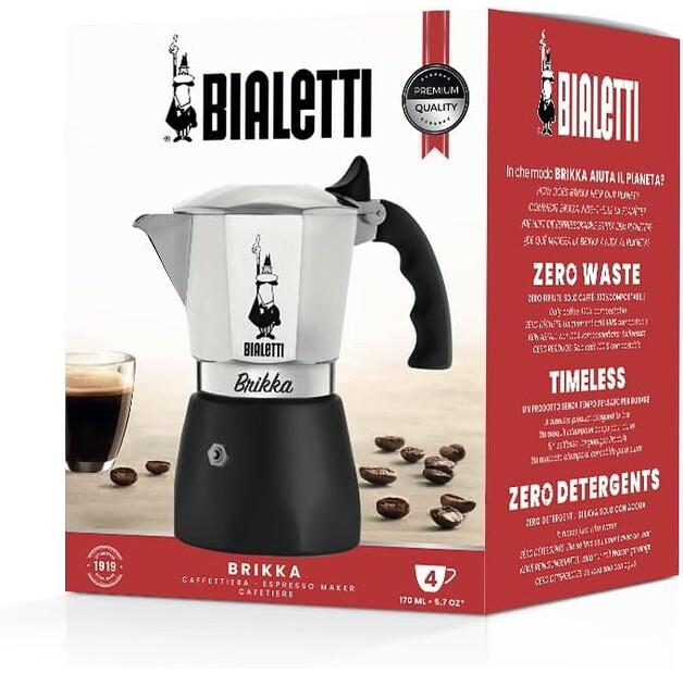 Кофеварка Bialetti New Brikka на 4 чашки (0007314)