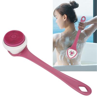 Elektrikli Vücut Fırçası Uzun Sap Şarj Edilebilir Sırt Fırçası Otomatik Elektrikli Banyo Peeling Fırçası