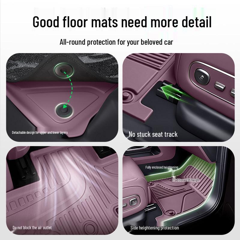 Kaijing GX7 TPE Floor Mats & Starry Sky Trunk Set - Interior Accessories for 26 Models