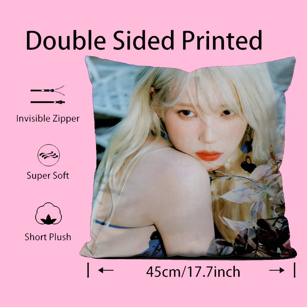 SINGER i-IU Pillow Case pattern printing pillowcase living room sofa cushion cover bedroom room decor