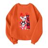 Children's Fashionable Lightweight Long-sleeved Round Neck Pullover With Pockets Printed Pullover