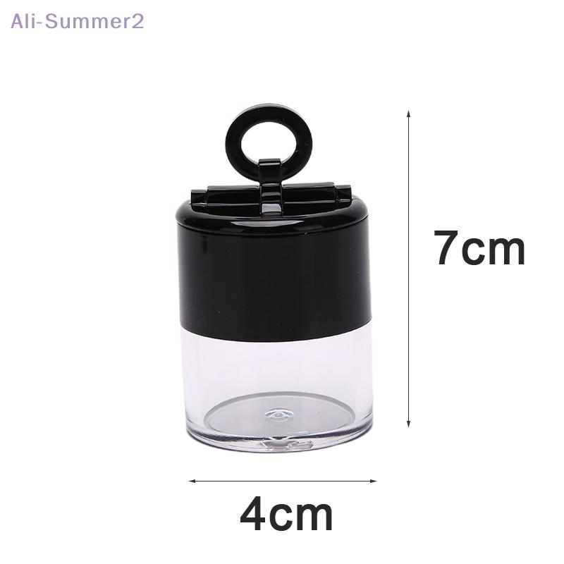 10g Portable Plastic Empty Loose Powder Box Makeup Jar Container with Puff