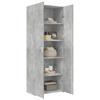 VidaXL Highboard Concrete Grey 70x42.5x185 Cm Engineered Wood, Sideboard, Storage Cabinet, Side Panel, Cabinet, 3281423