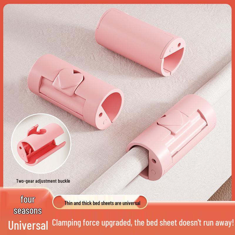 Needle-Free Bed Sheet Fastener: Anti-Slip Duvet & Quilt Corner Clip