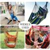 Hammock Swing Seat Outdoor Hammock Chair Single Wide Thick Canvas Beach Outdoor Camping Leisure Portable Dormitory Swing Chair