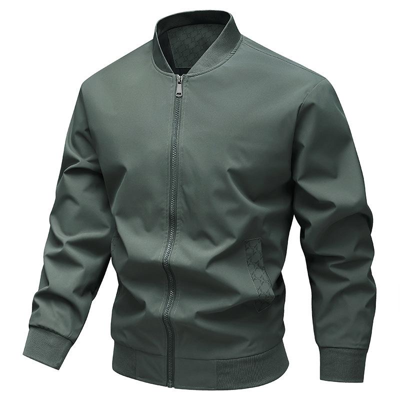 

Large Size Baseball Uniform for Men Spring and Autumn New Loose Plus Size Jacket for Men Fat Fashionable Jacket for Men 5XL зелёный