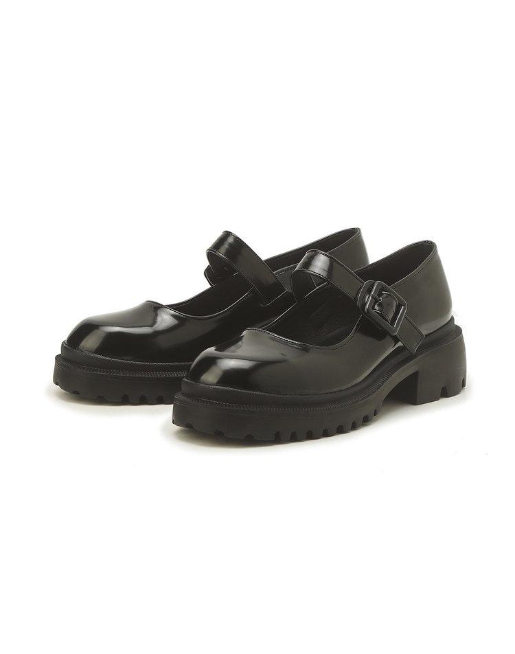 Jill By Jillstuart [Milli] Black Strap Platform Loafers