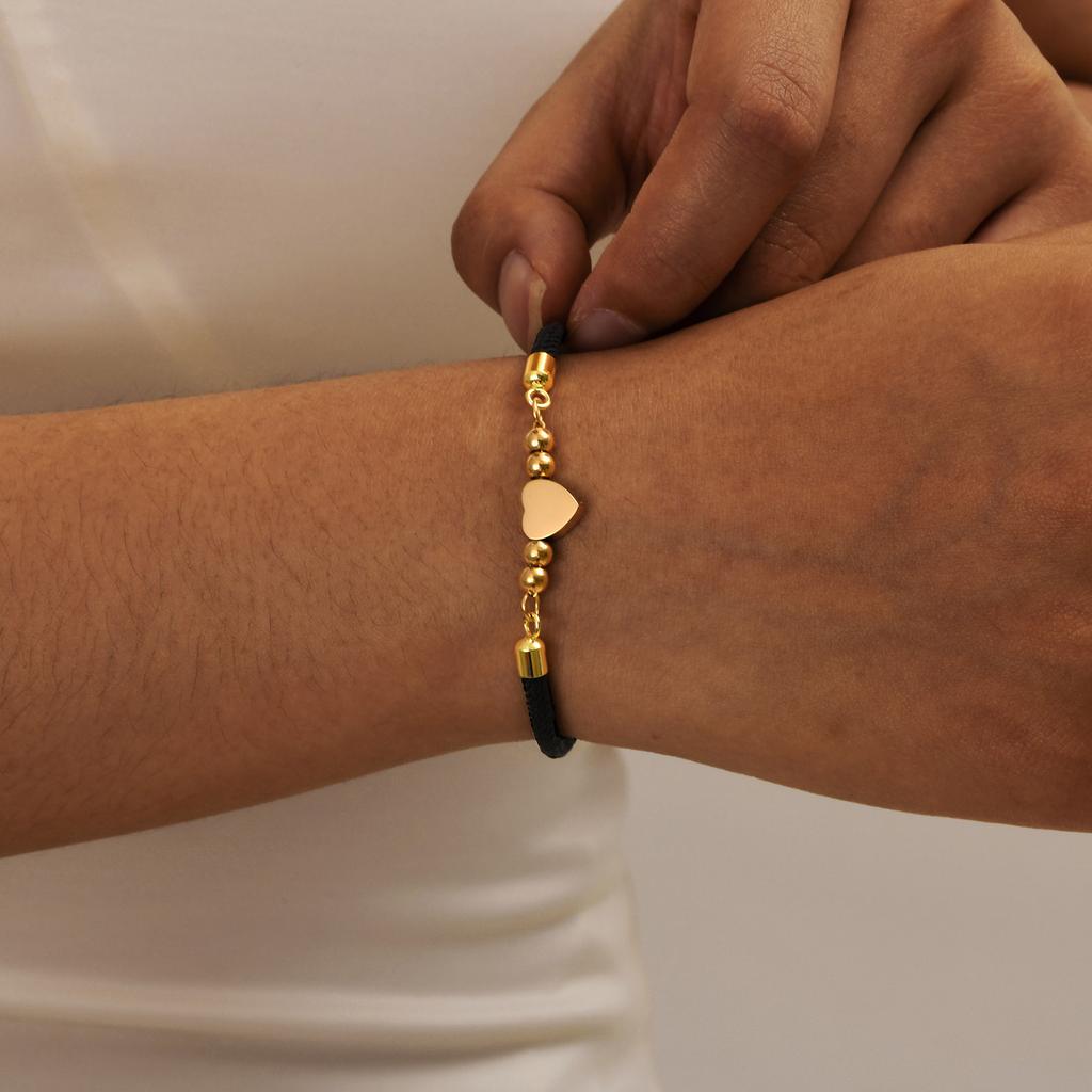 Nautical Woven Friendship Milan Rope Heart Bracelet,Handmade Wrap String Stainless Steel Beaded with Tree of Life Bracelets