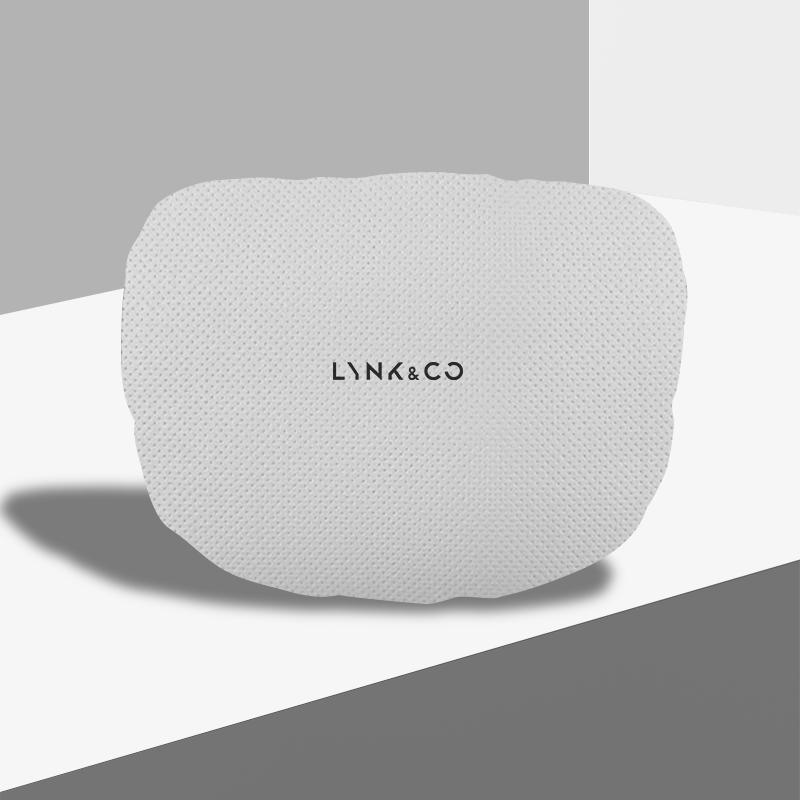 Car Neck Pillow Seat Headrest Lumbar Spine Protectio For LYNK CO 01 02 03+ 05 06 09 PHEV MHEV 2023 2024 Car Accessories Logo