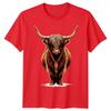 Highland Cow Animals Unisexs Tshirt Unisexs Tee Graphic Unisex Tee