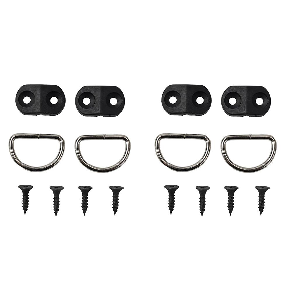 4sett Lastenett Gulvkrok Tilbehør Bakre Bagasjerom Lastegulv Nett Festekrok Ring Løkke Hengende Flatt Skjermnett Festesett