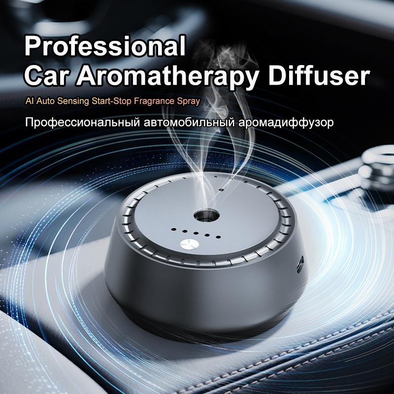 Smart Car Diffuser AI Auto Sensing Start Stop Air Freshener Quick Odor Elimination Long Lasting Fragrance for Car Home Dual Use