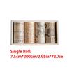 2/4Rolls Self-Adhesive Vintage Ledger Tape DIY Collage Handicraft Art Office Study Washi Tape Journal Decor Birthday Gift XJM