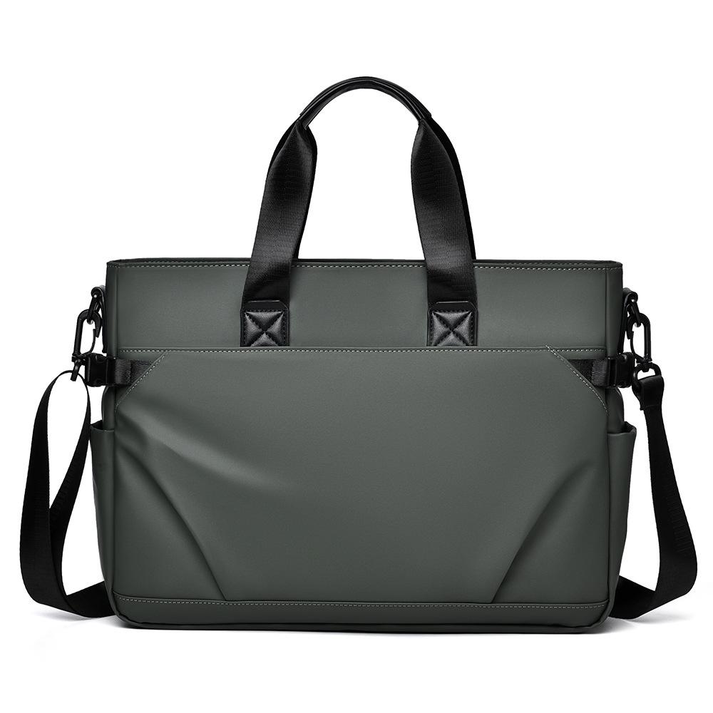 

Однотонный портфель из ткани Оксфорд, портативная наплечная сумка-мессенджер