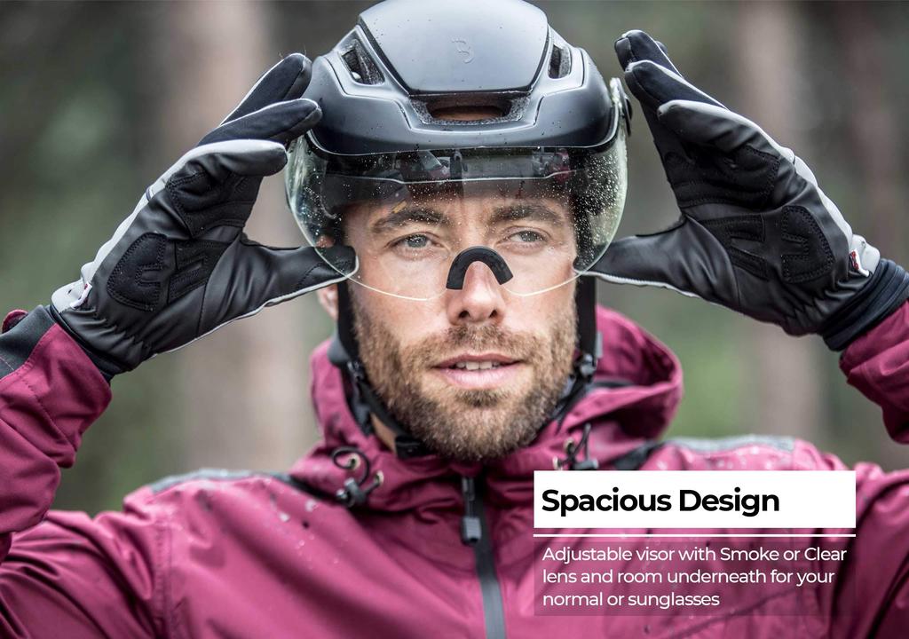 BBB Helmet Matte Black M INDRA FACESHIELD [54-58cm] BHE-56F