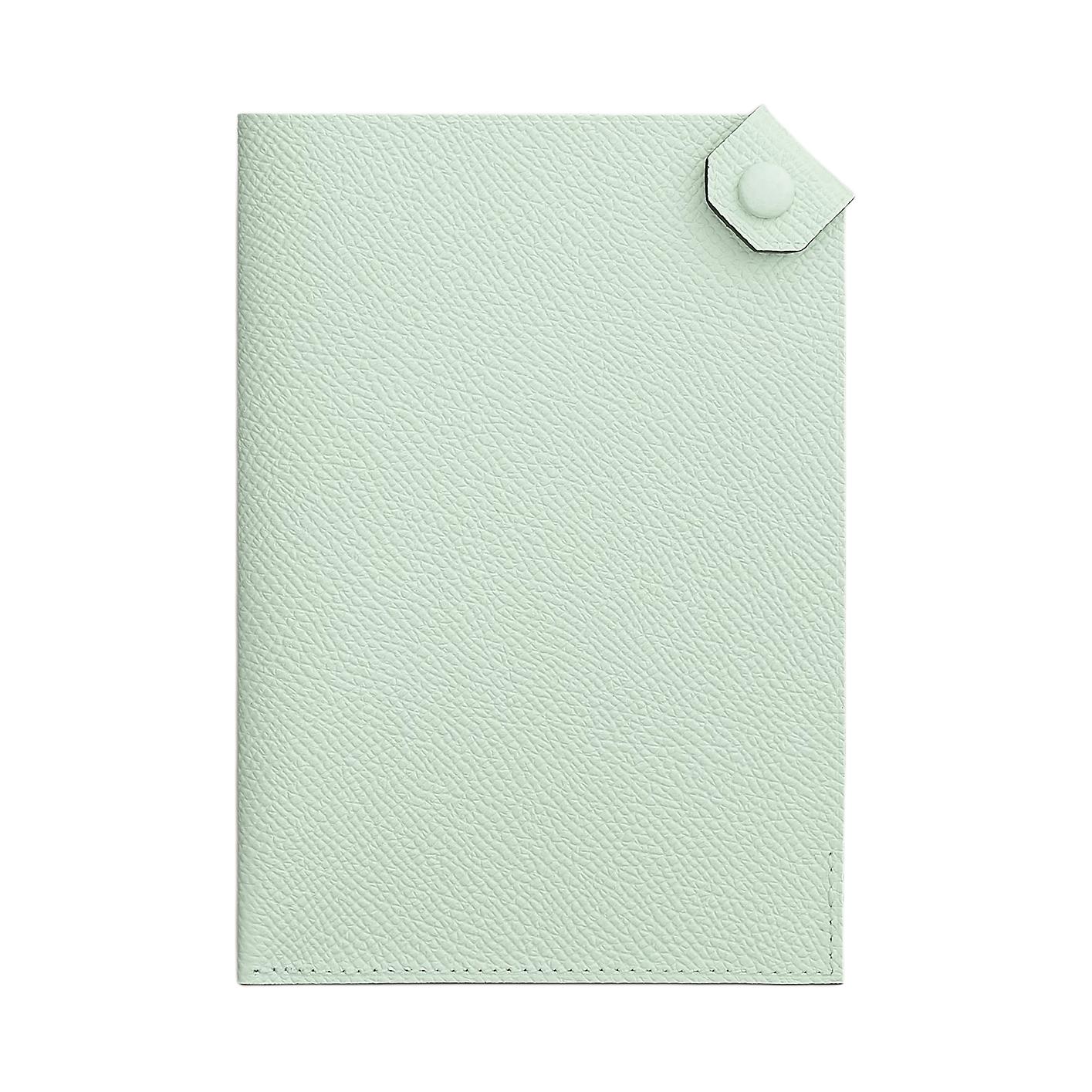 

Hermes Tarmac Palladium Plated Snap Epsom Leather Passport Holder Small Men accessories Mint-Green H057946CKN3 Mint Green