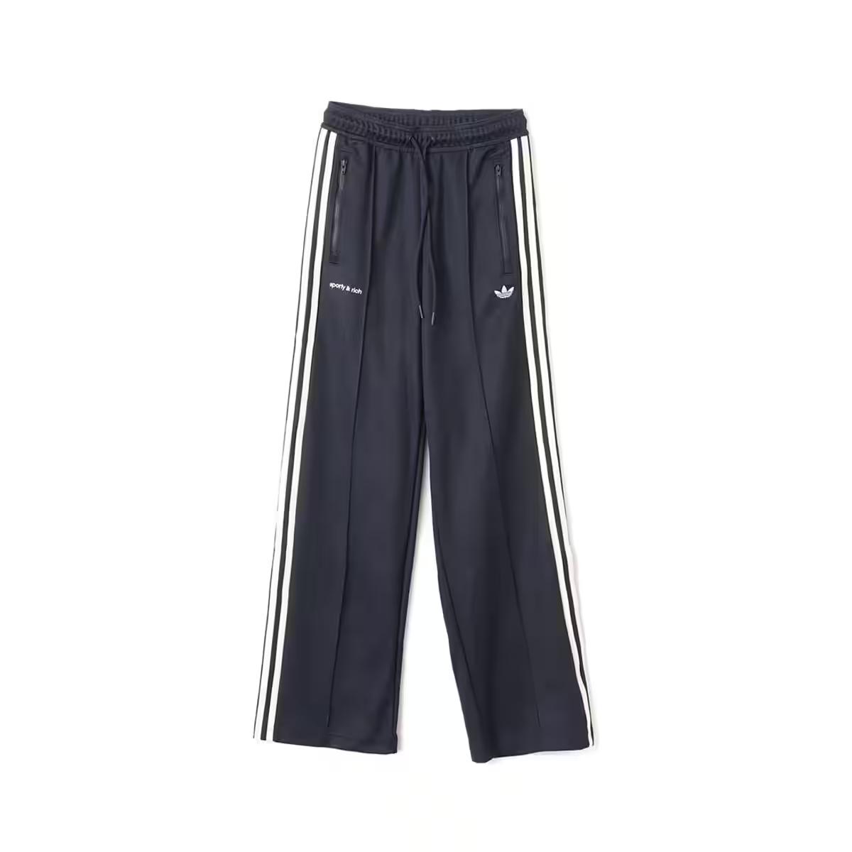 

adidas x Sporty & Rich Womens Track Pants Night Navy Unisex Streetwear JN5332 XS
