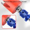 Hexagonal Handle Quick Release Hole Saw Mandrel Drill Bit For Precisions Drilling With Universal Drill Compatibility