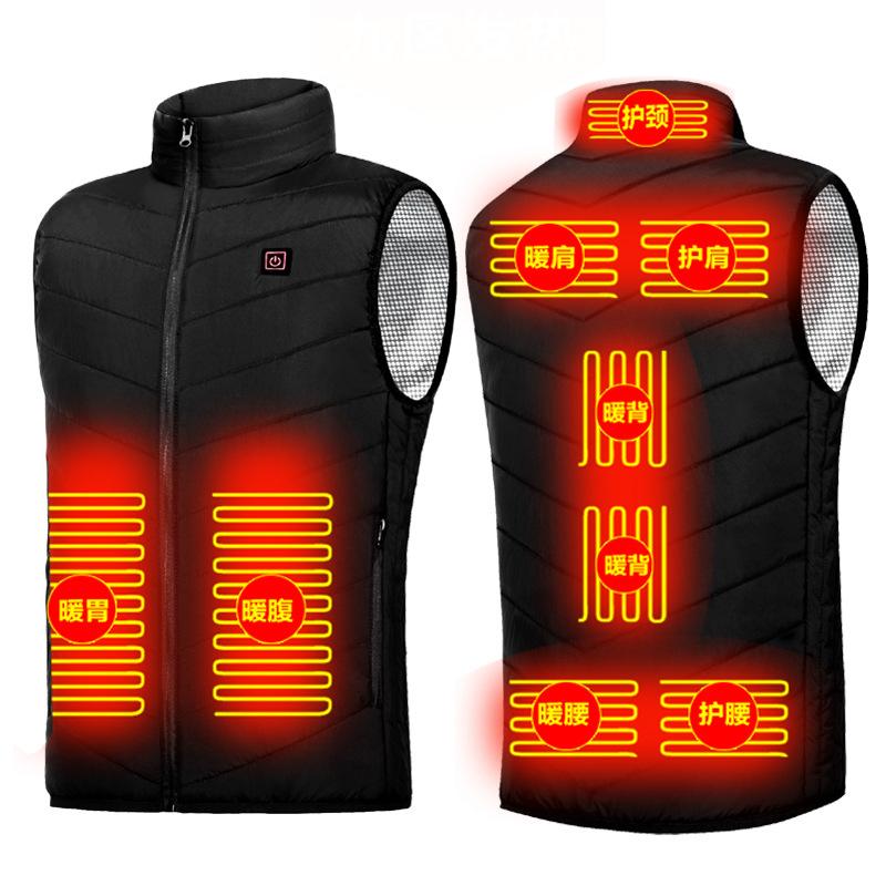TOUVE Giacca Riscaldata USB Uomo/Donna: Gilet Termico A 5 Zone Con 3 Temperature. Caldo Senza Batteria!