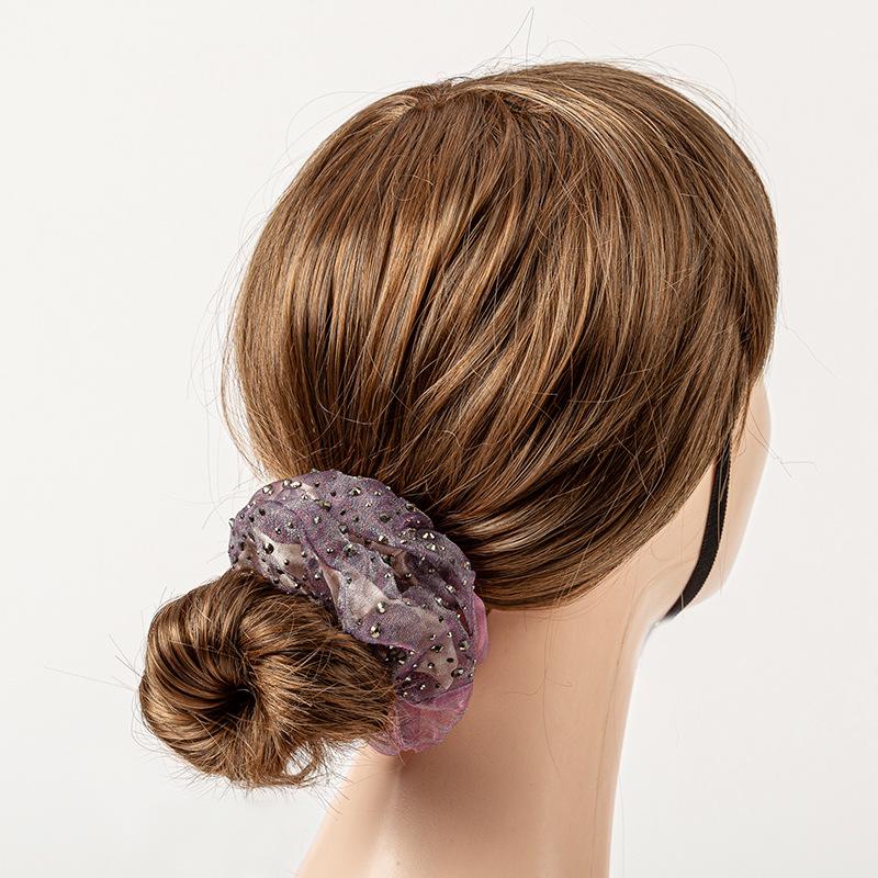Gypsophila Organza Hairband - Large Flower Ponytail Tie