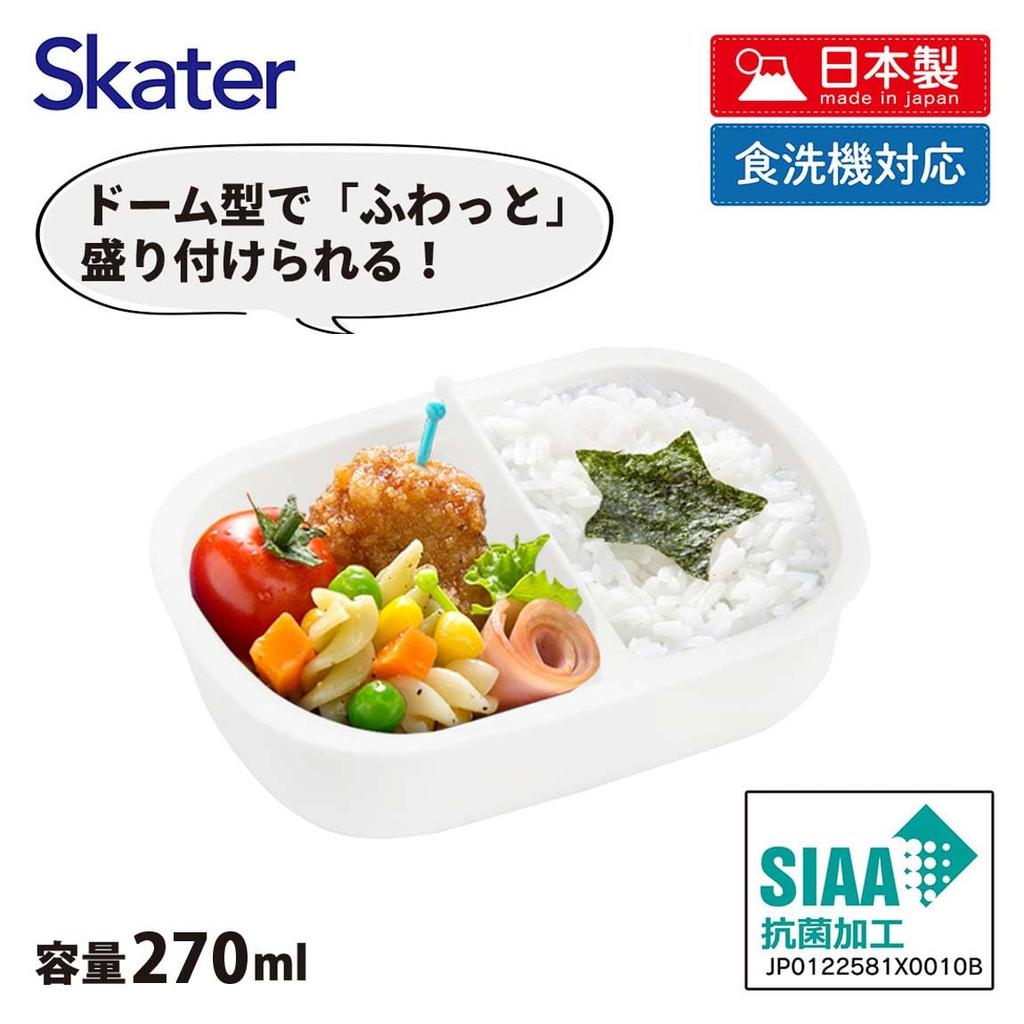Skater Lunch Small Single Dome Soft and Made in Shina For QAF1AG Kids' Box, Size, Tier, 270ml, Shape, Fluffy, Antibacterial, Japan, Pushyu, Girls,