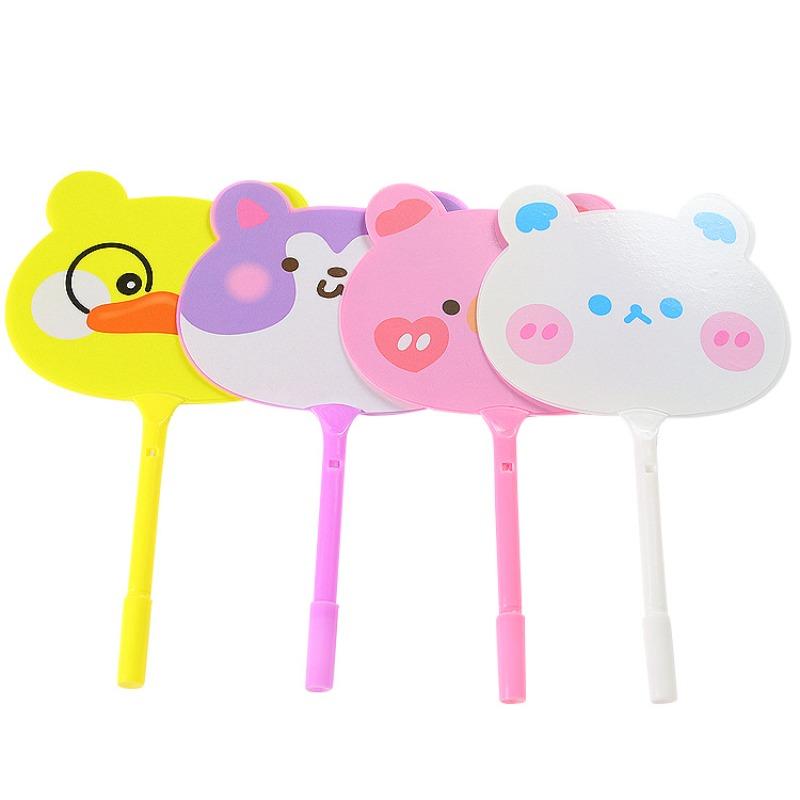 50Pcs Cartoon Creative Cute Rabbit Bear Fan Neutral Pen Creative Gift School Writing Supplies Ballpoint Pen