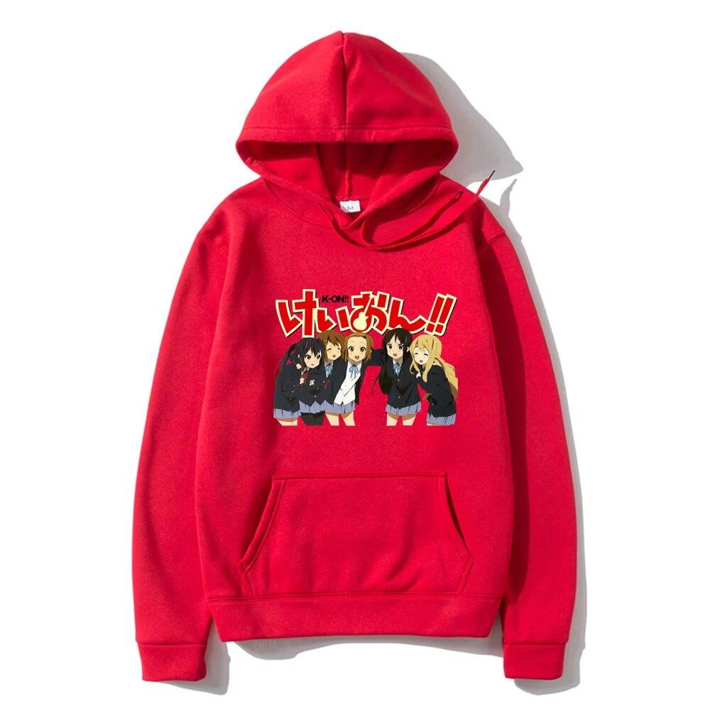 New Arrival K-ON 2D Unisex Hoodie printing Casual Fashion hall-match Hoodie Harajuku style Autumn Winter Unisex Street Clothes