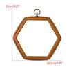 Imitated Wood Embroidery Hoop Hexagonal Embroidery Hoop Hexagonal Hoop for Craft