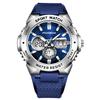 Men's Waterproof Luminous Running Alarm Clock Watch