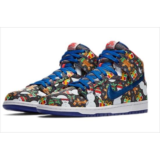 

Nike Concepts x SB Dunk Pro 2017 High Ugly Christmas Sweater 881758-446 EU 37.5