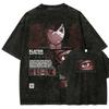 Signalis Elster (LSTR-512) "Compartmentalizing Trauma" Vintage Washed Oversized Black T-Shirt | Retro Survival Horror Game Fan Unisex Streetwear Tee