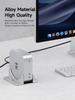 Hagibis Vertical Stand for Mac Mini Aluminum Alloy Laptop Computer Desktop Stand Compatible with M4 Chip and Mac Mini Pro M4, Stand, Non-Slip Holder,