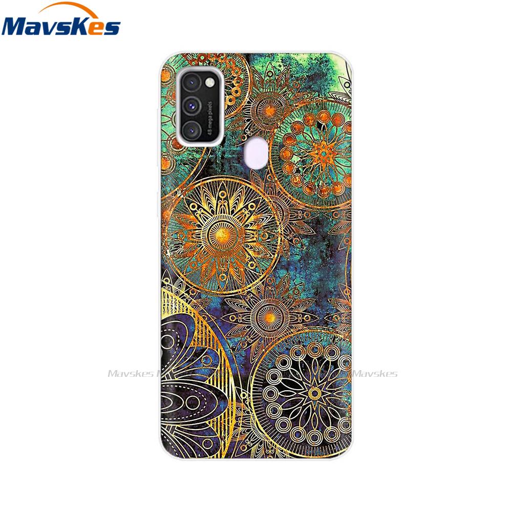 For Samsung Galaxy M21 Case Back Cover Soft Silicone TPU Phone Case For Samsung Galaxy M20 M21 M30 M30s M31 Case Cover Bumper