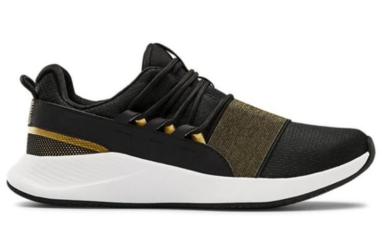 Women's Sneakers Under Armour Charged Breathe Metallic Sports Shoes Black Women's