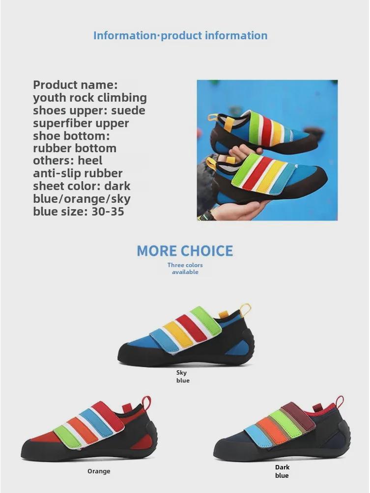 Kinder Profi Rutschfest Atmungsaktiv Indoor Kletterschuhe für Anfänger