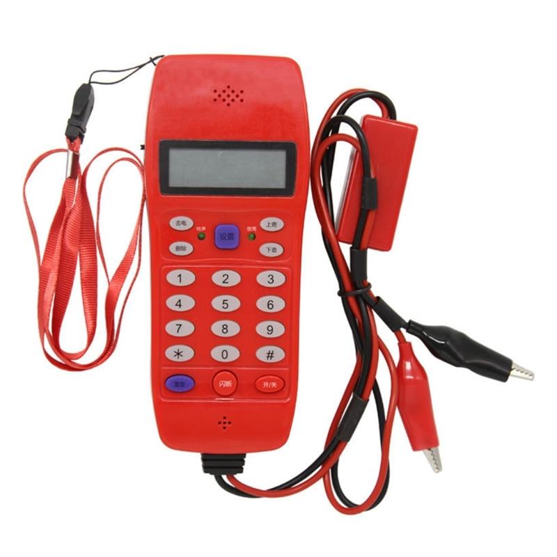 Butt Test Tester Linemans Tool Cable Set with Connectors Telephone Test Set Telephone Phone Line Networks Cable Tester 1