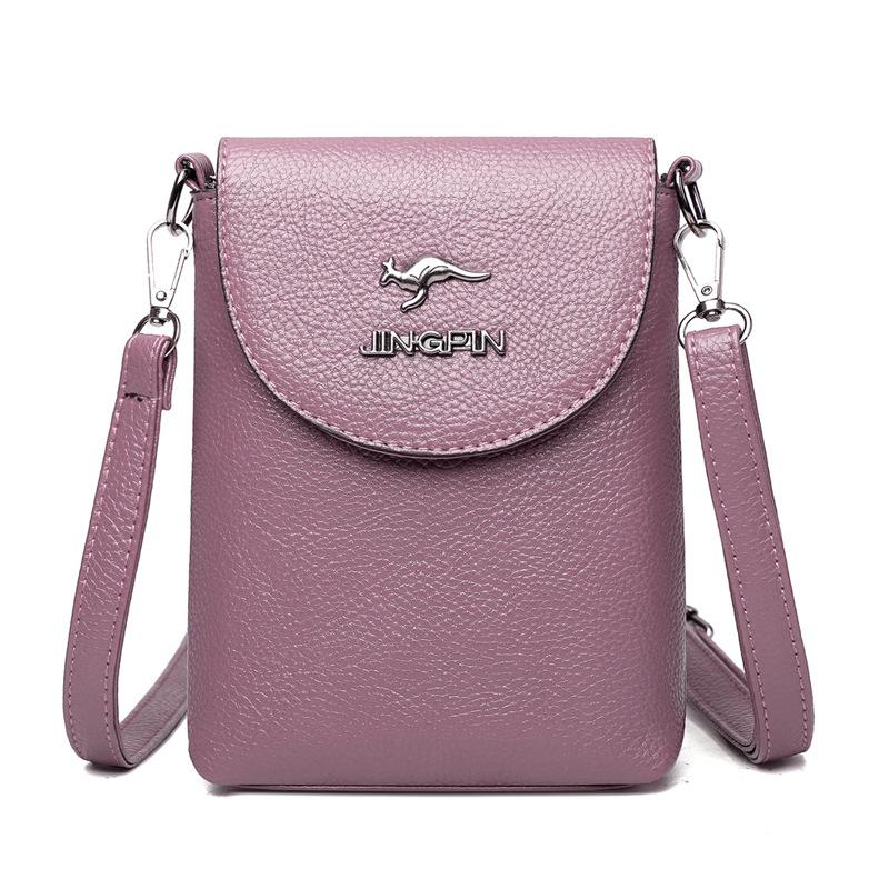 Bag Women's New Versatile Multi-layer Shoulder Mobile Phone Bag Fashionable and Simple Flow Change Key Bag