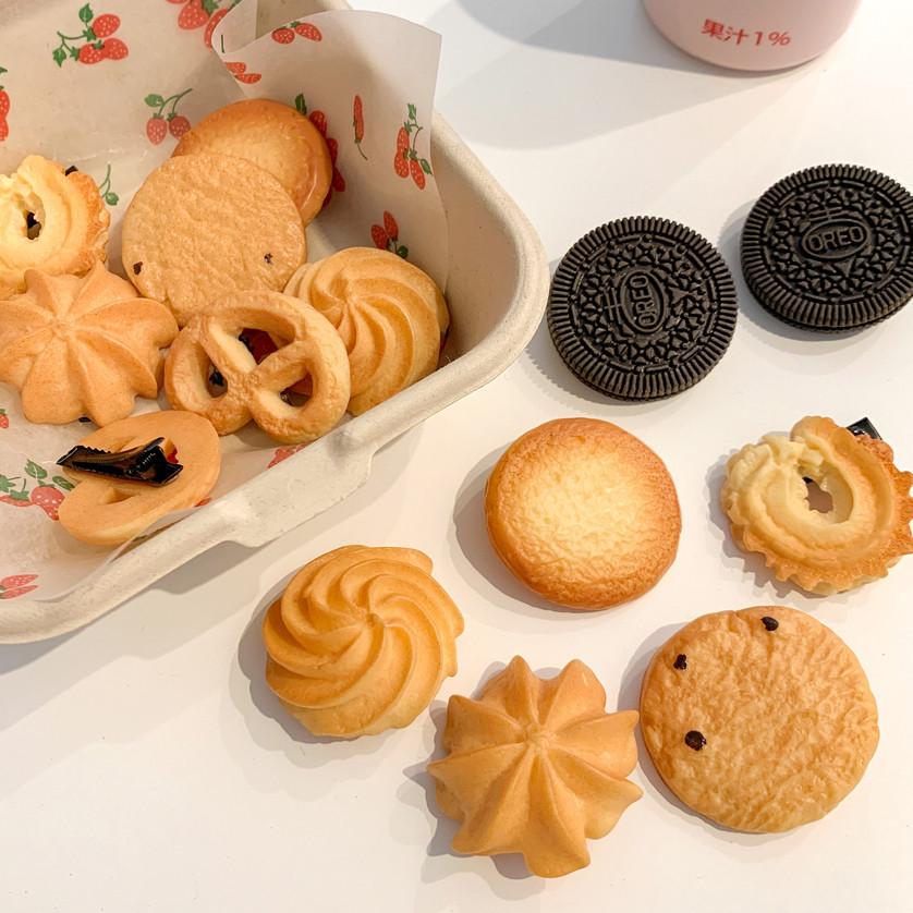 Cookies hairpin simulation Oreo food clip fun fun funny dry duck bill clip