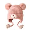 Warm Material Baby Hat Cute Design Ear Protection Hat Children's Woolen Hat  Autumn Season